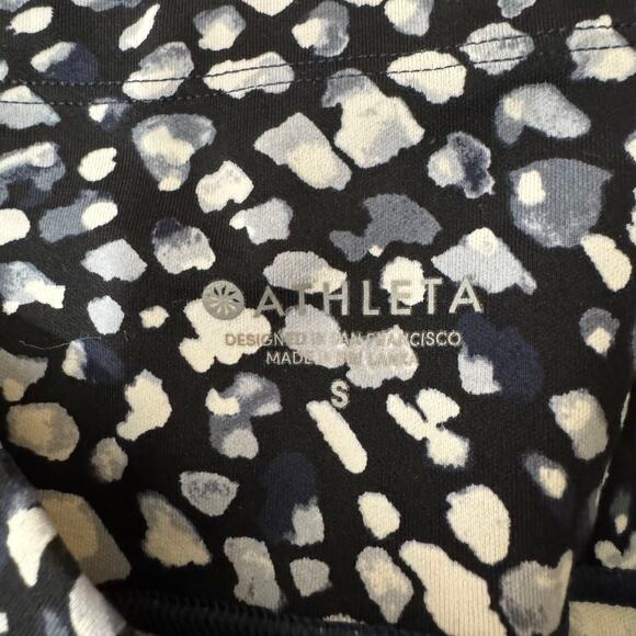 Athleta Spotty Up for Anything Crop High Rise Tight Leggings Navy Size S - Picture 8 of 10